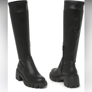 Steve Madden Higher Knee High Boot in Black Sz. 8.5